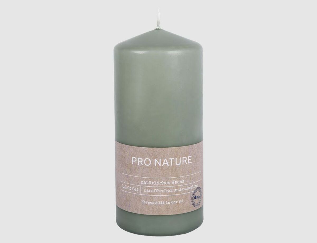 Bild 1 von Stumpenkerze Pro Nature Minze