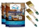 Bild 1 von Premium Holzlasur Holzschutzlasur Holzschutz Lasurpinsel Palisander