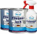 Bild 1 von Premium Fliesenlack Fliesen Lack  Fliesenfarbe & 0,5l Anlauger Anthrazitgrau - Glänzend