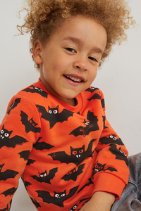 C&A Halloween-Sweatshirt, Orange, Größe: 110