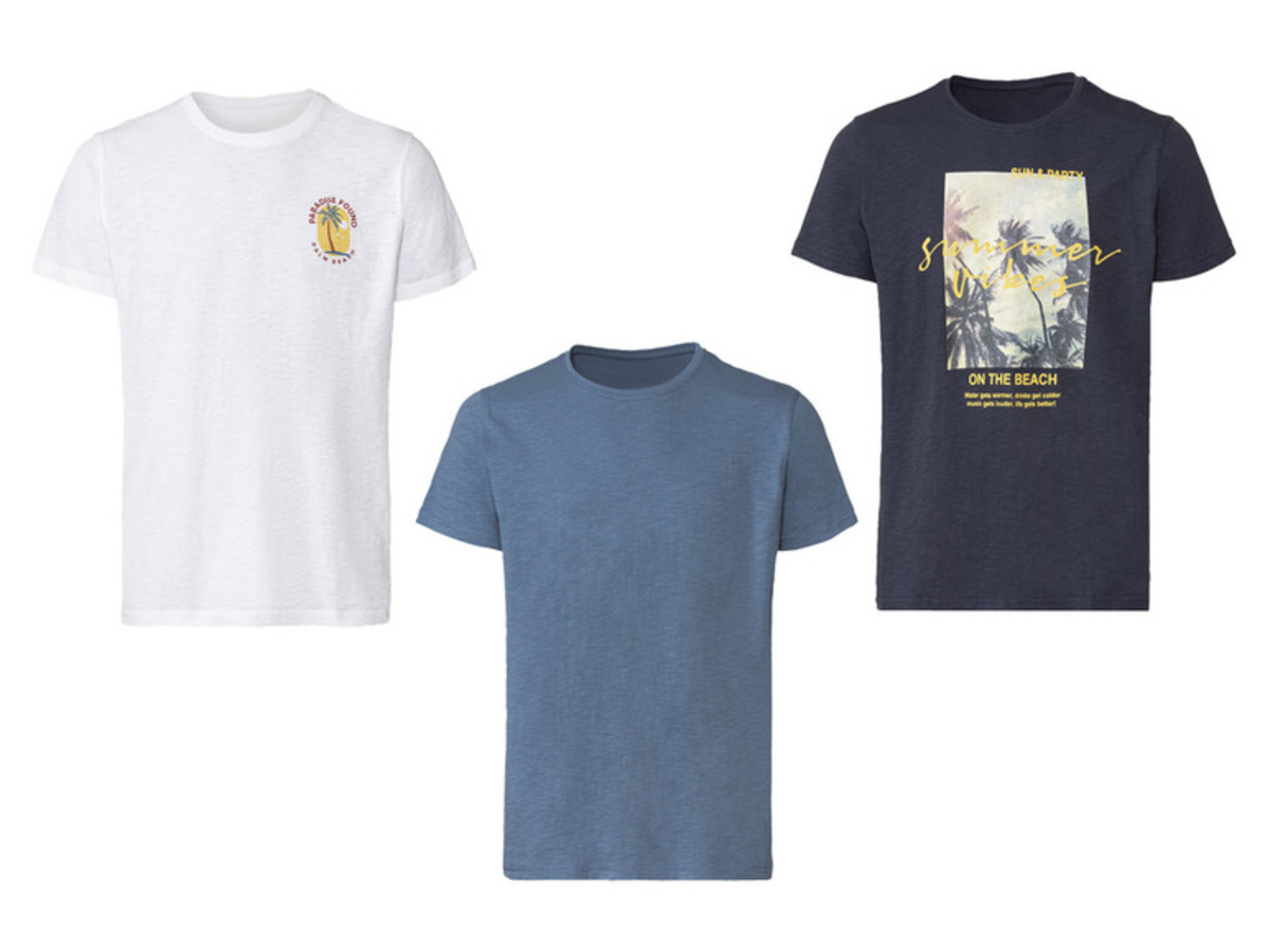 Bild 1 von LIVERGY® Herren T-Shirt aus reiner Baumwolle