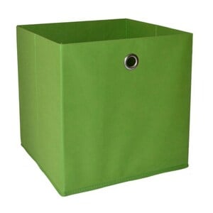 Faltbox TIMMY Fleece Apfelgrün ca. 32 x 32 x 32 cm - Maße ca. 32 x 32 cm
