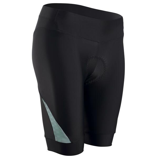 Bild 1 von Kurze Radhose RC500 Damen schwarz/grün