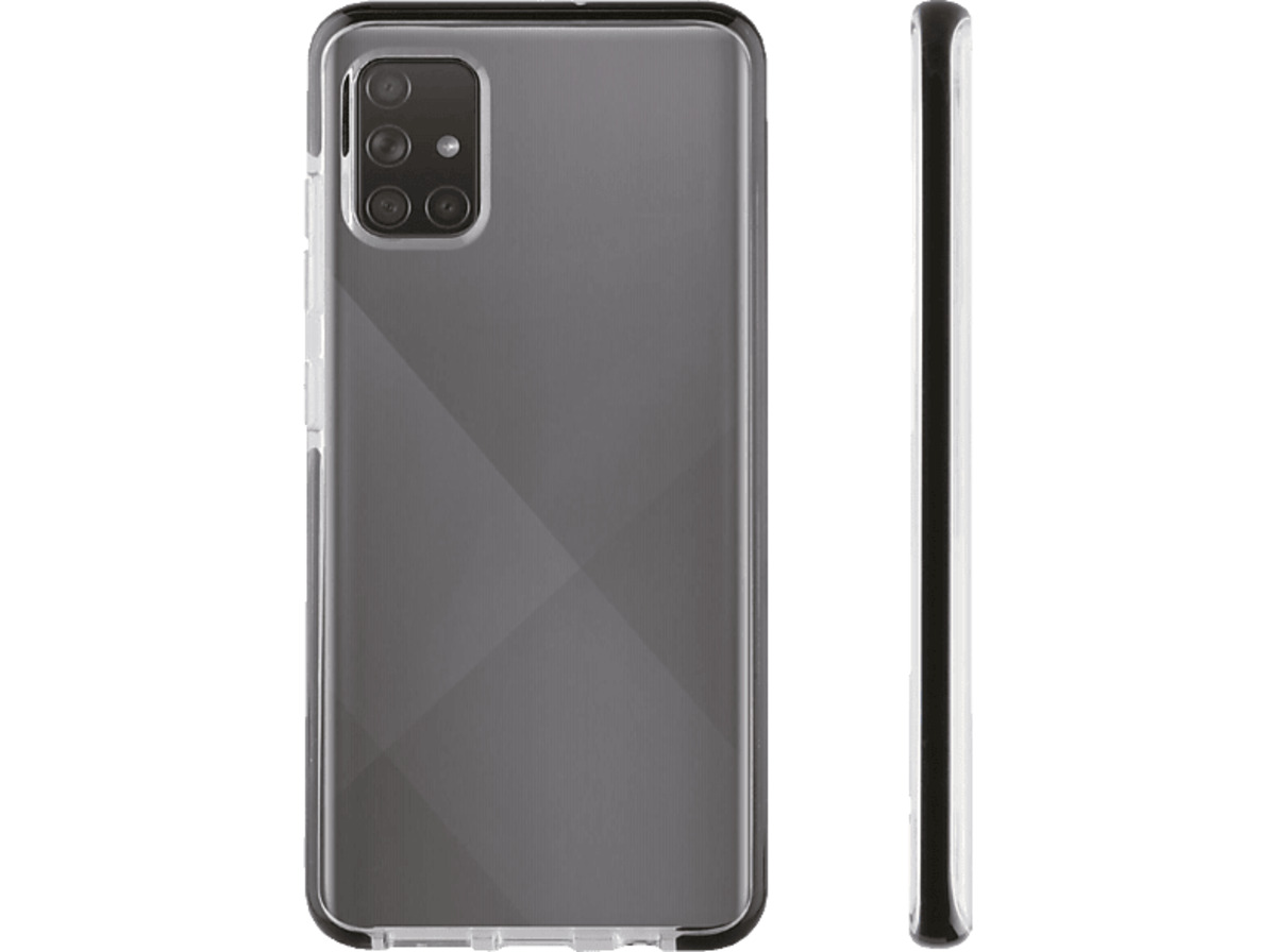 Bild 1 von VIVANCO Rock Solid, Backcover, Samsung, Galaxy A71, Transparent/Schwarz