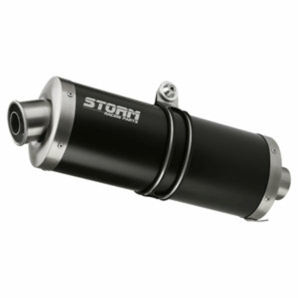 Bild 1 von STORM Steel Black Oval Endschalldämpfer Storm