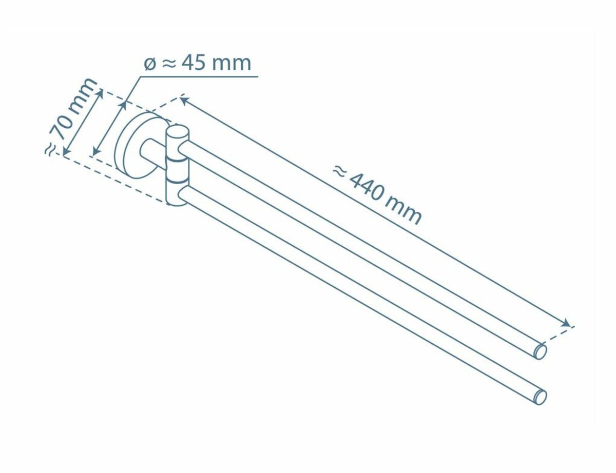 Bild 2 von Handtuchhalter London Chrom