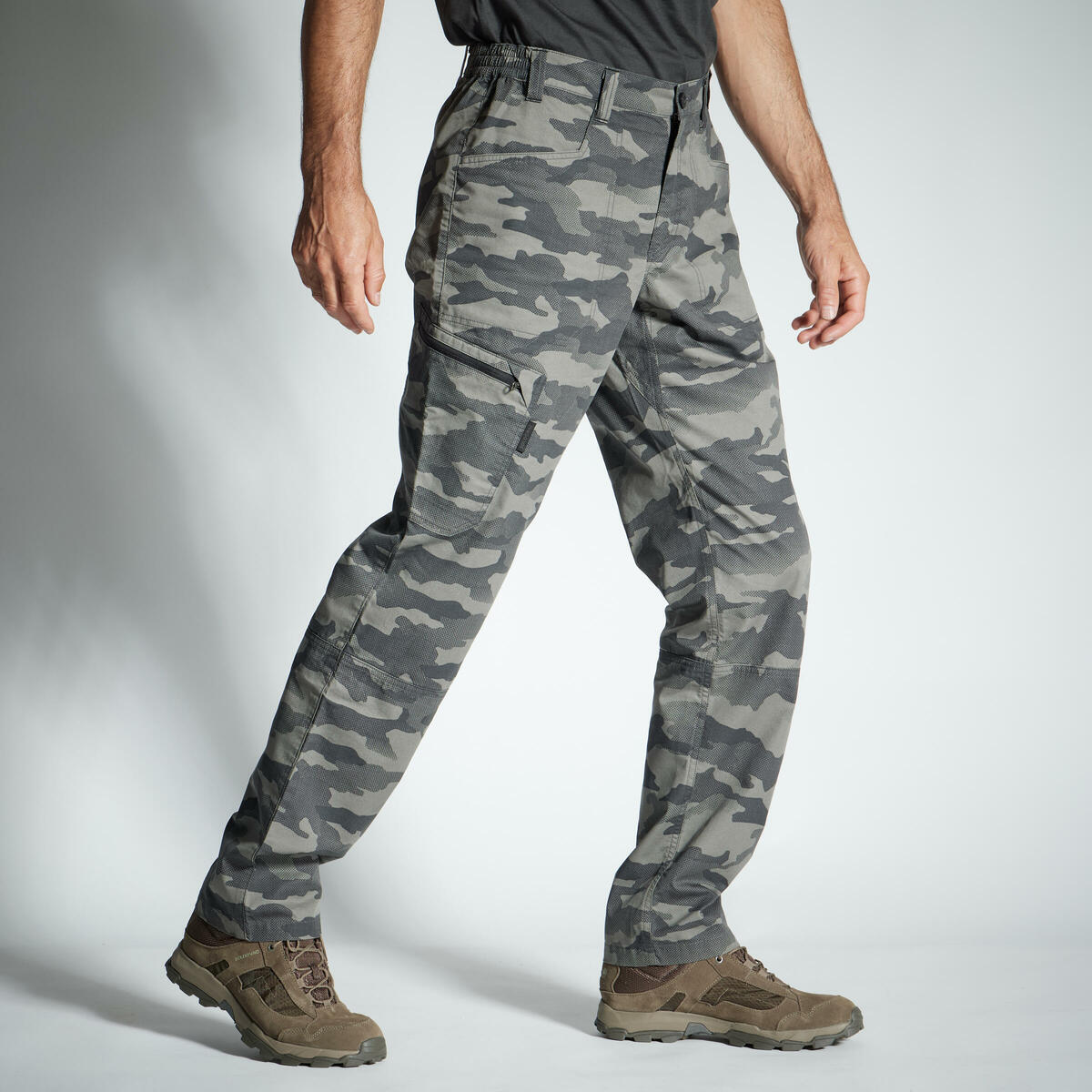 Bild 1 von Hose leicht 100 Camouflage Halftone grau