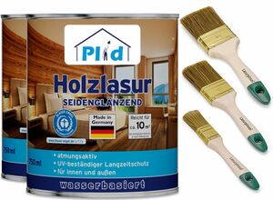 Premium Holzlasur Holzschutzlasur Holzschutz Lasurpinsel Palisander