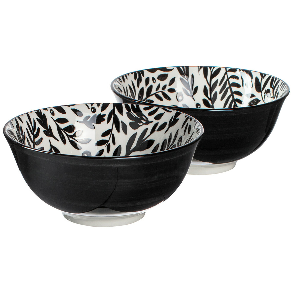 Bild 1 von 2 Müslischalen mit floralem Muster