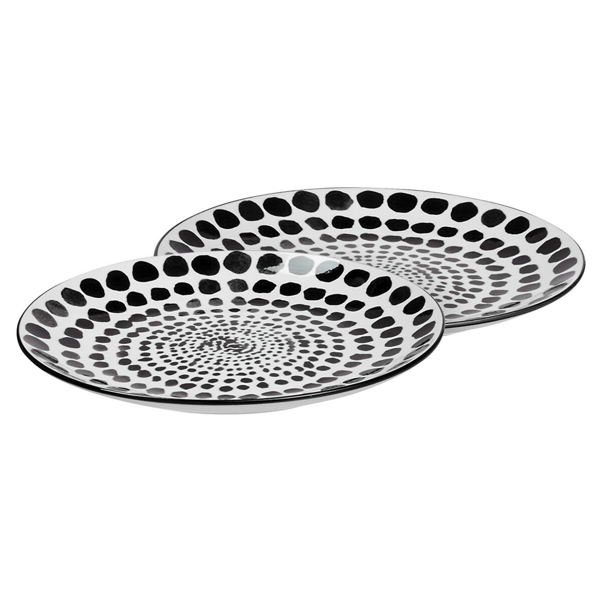 Bild 1 von 2 kleine Teller mit grafischem Muster