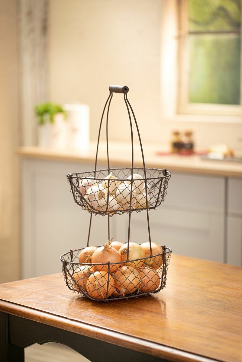 Bild 1 von HomeLiving Etagere "Nostalgie" Schale Gebäck Tisch Deko praktisch Küche Küchenhelfer stabil