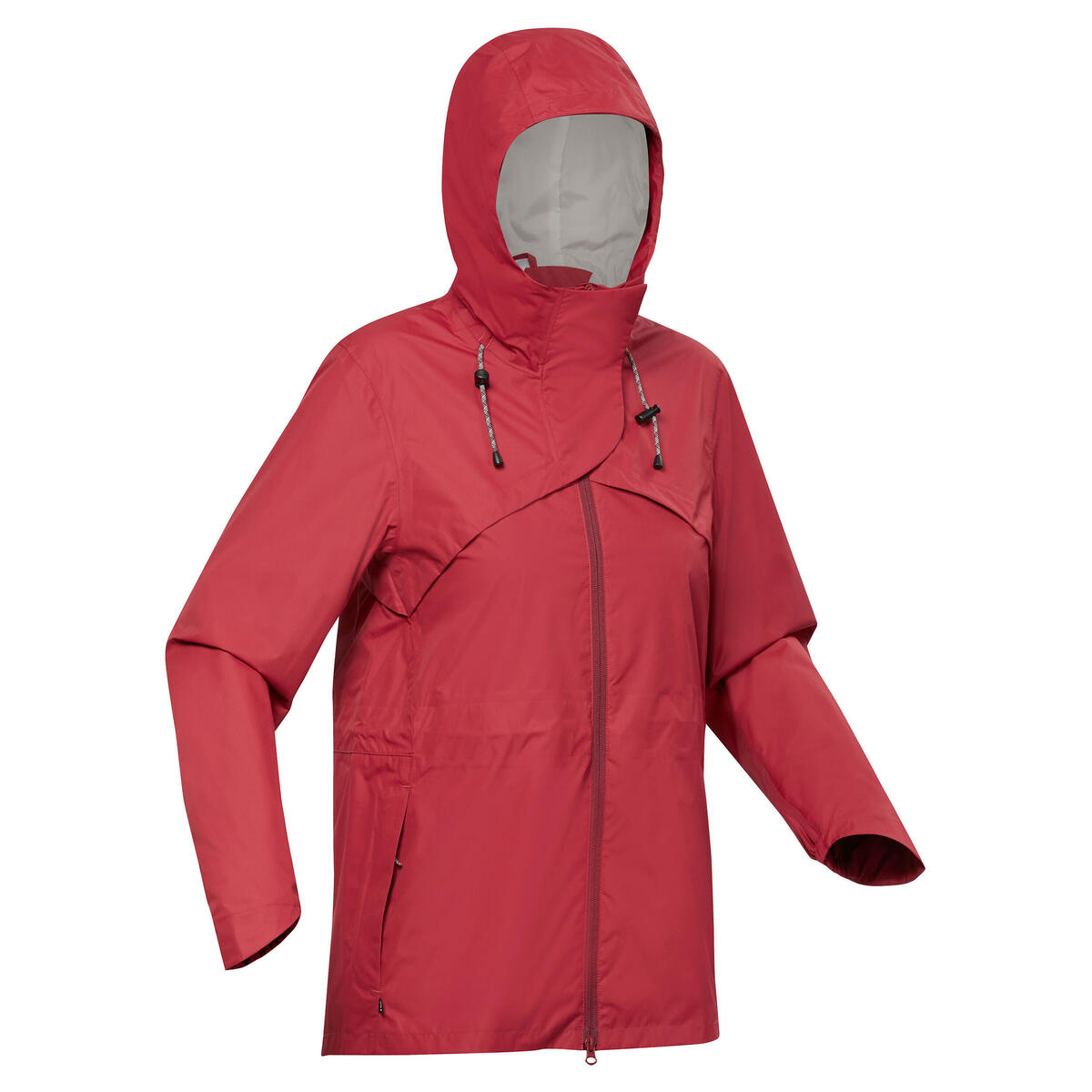Bild 1 von Regenjacke Damen wasserdicht Wandern - NH500 rot