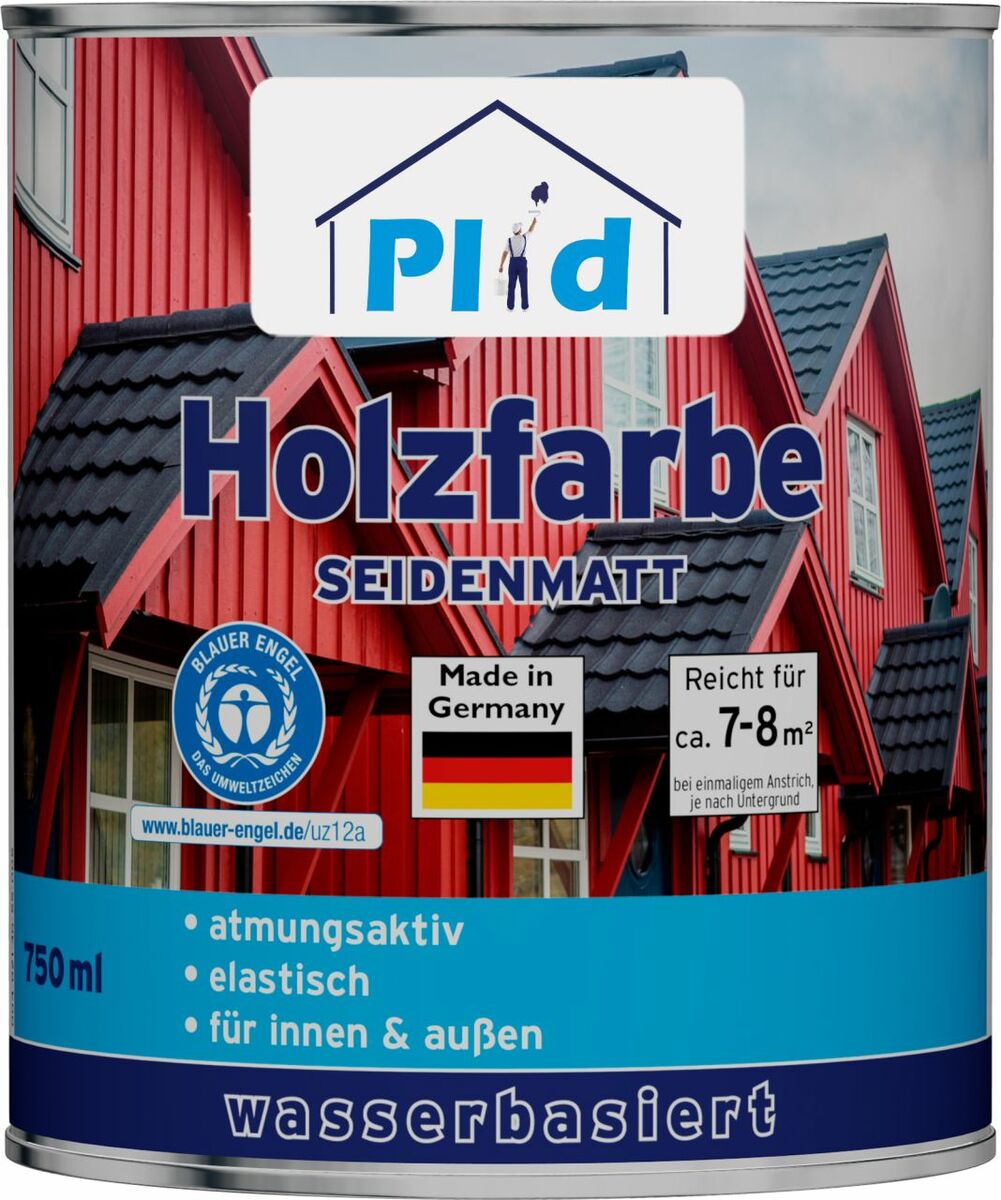 Bild 1 von Premium Holzfarbe Holzlack Farbe für Holz Schwedenrot