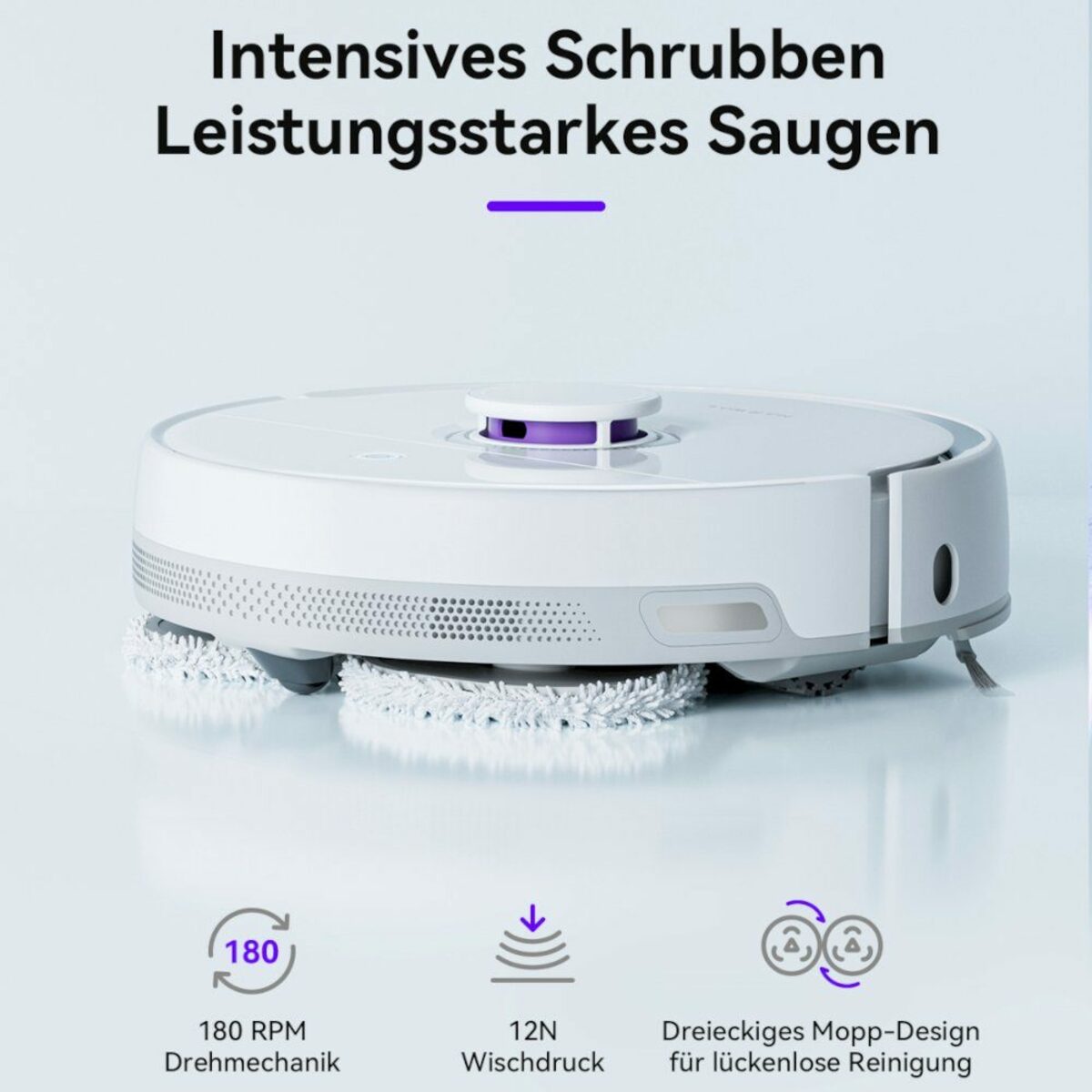 Bild 2 von Narwal Saugroboter Freo DirtSense-Schmutzerkennung LCD-Anzeigestation, 72,00 W, Smart-Swing Randreinigung, Automatischer Mop-Wäsche und Trocknung, 3000 Pa