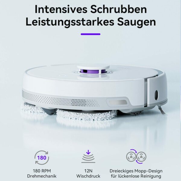 Bild 2 von Narwal Saugroboter Freo DirtSense-Schmutzerkennung LCD-Anzeigestation, 72,00 W, Smart-Swing Randreinigung, Automatischer Mop-Wäsche und Trocknung, 3000 Pa