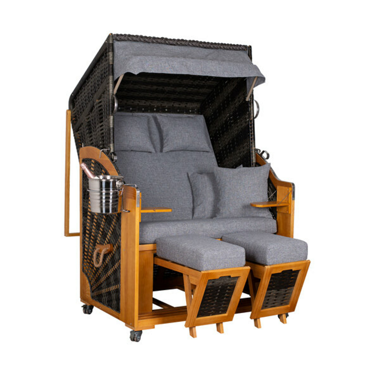 Bild 1 von Strandkorb Laboe Des. 560, inkl. Zubehör-Set