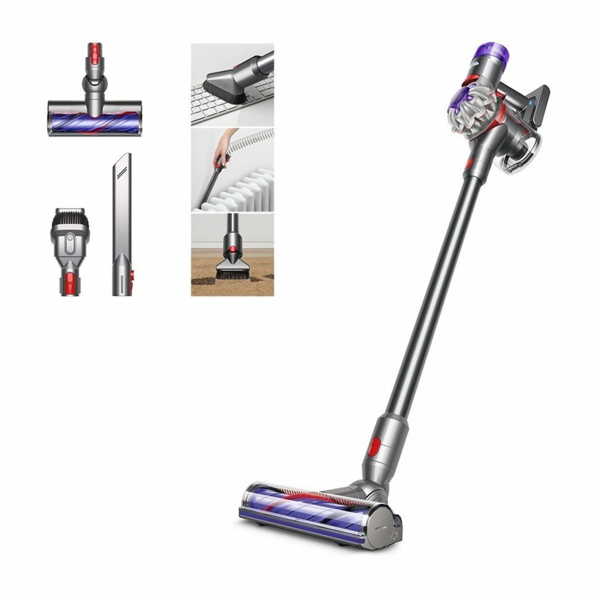 Bild 1 von DYSON Akku-Hand-und Stielstaubsauger V8™ inkl. gratis Autopflege-Set, 425 W, Beutellos