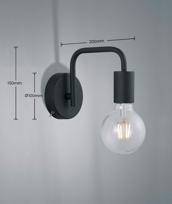 Bild 4 von my home Wandleuchte Jill, ohne Leuchtmittel