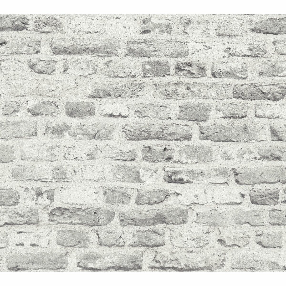 Bild 1 von A.S. Création Vliestapete Backsteine Grau Weiß