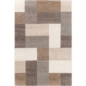 Cazaris WOLLTEPPICH Braun, Natur, Beige