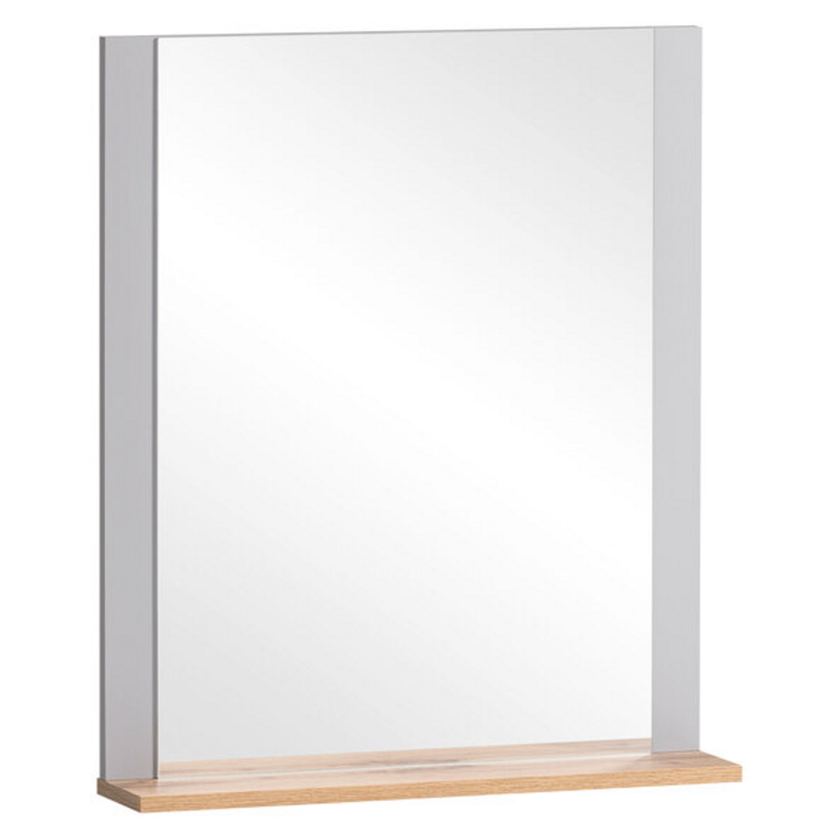 Bild 1 von Jelda Spiegelelement 600, platingrau/Eiche Landhaus