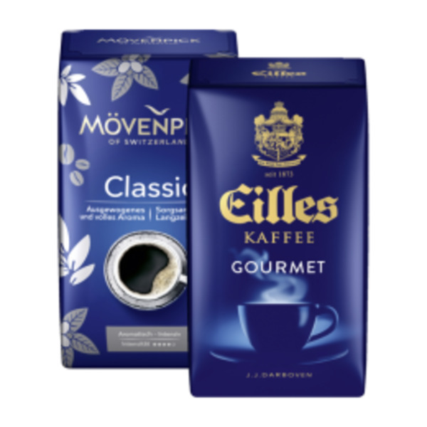 Bild 1 von Eilles Gourmet, Idee Kaffee oder Mövenpick Classic Filterkaffee gemahlen