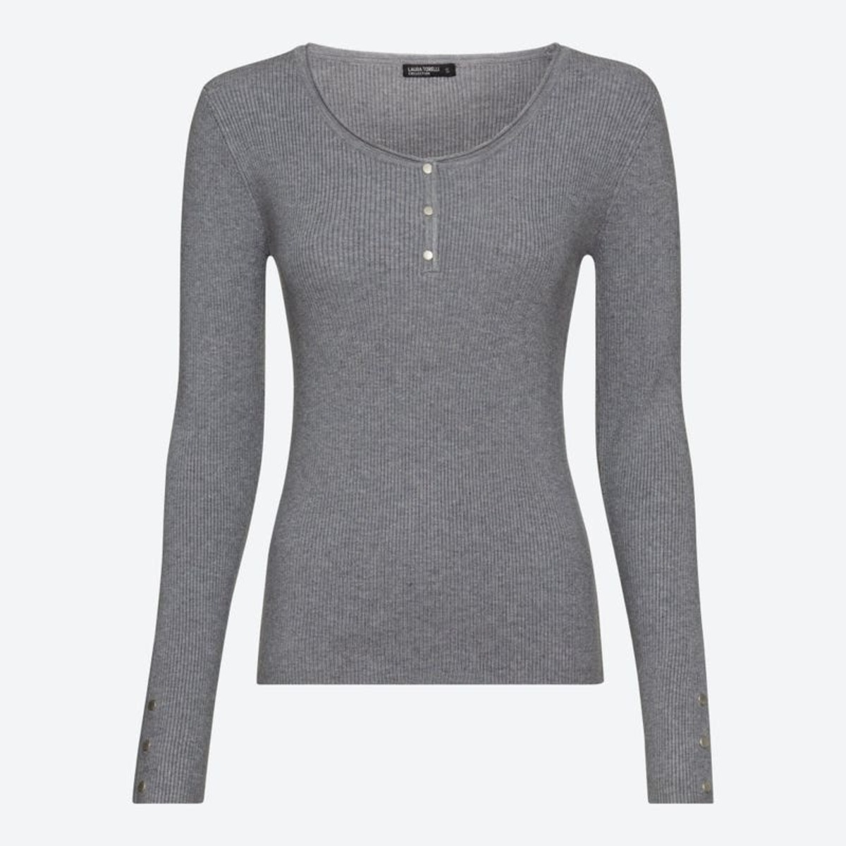 Bild 1 von Damen-Sweatshirt in Ripp-Optik