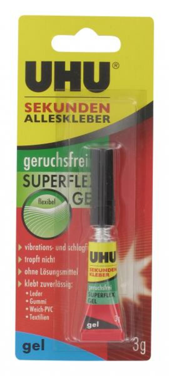 Bild 1 von Uhu Sekunden Alleskleber Superflex Gel geruchsfrei