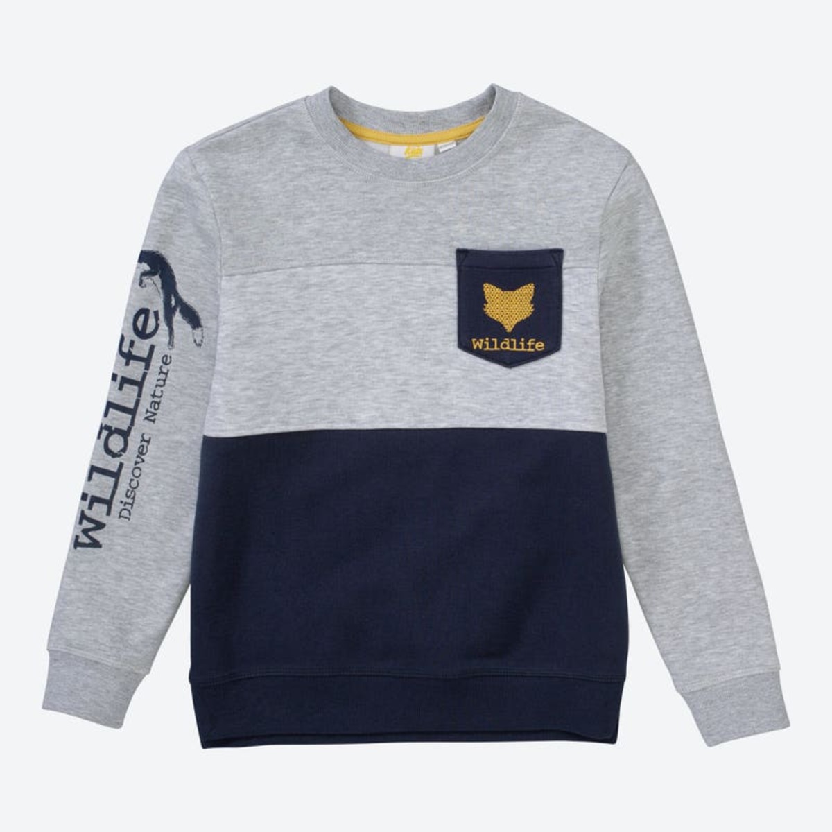 Bild 1 von Jungen-Sweatshirt mit Brusttasche
