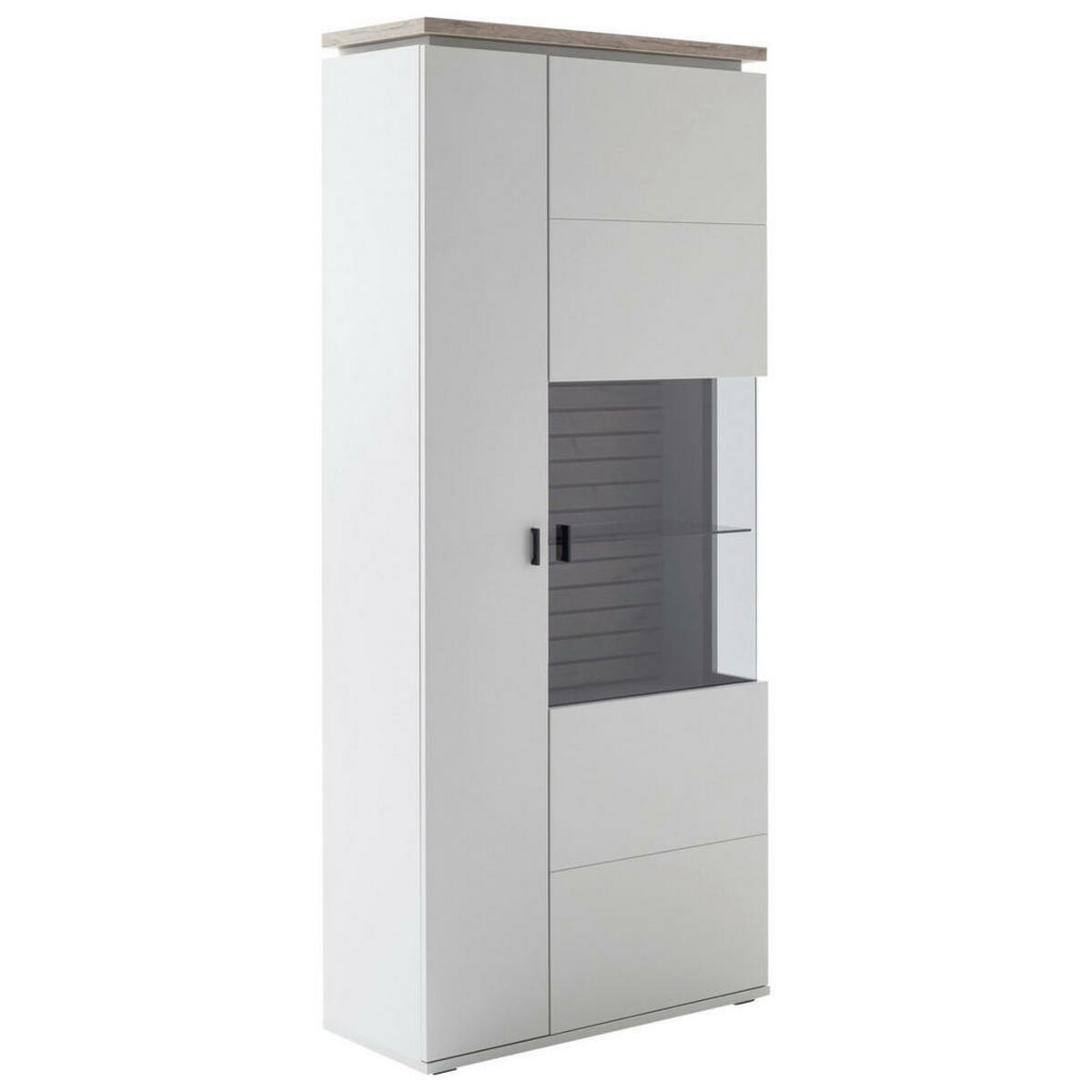 Bild 1 von Stylife VITRINE Grau, Eiche