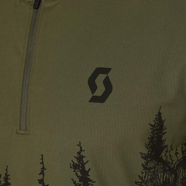 Bild 3 von Scott
              
                 SCO SHIRT M' S TRAIL FLOW ZIP SS Herren - Funktionsshirt