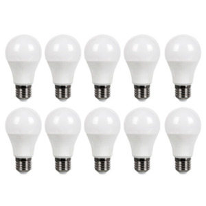 LED-Leuchtmittel Birne E27 8,5 W 806 lm, 10er-Set – Energieeffizienzklasse F
