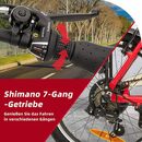 Bild 4 von VECOCRAFT E-Bike FOLDY-E kompatibel mit Einhell 18V 2x5.2Ah Akkus, 7 Gang Shimano, Kettenschaltung, Heckmotor