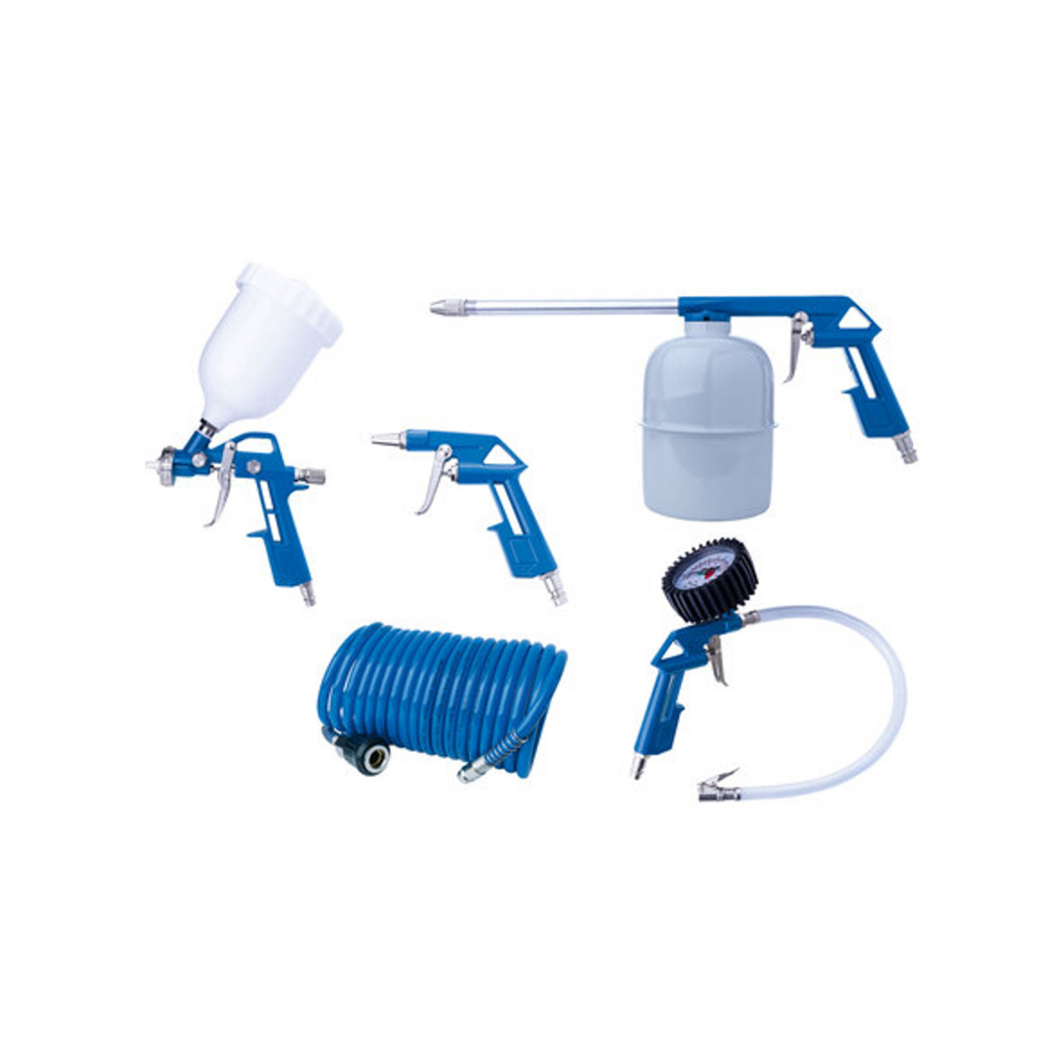 Bild 1 von Druckluft-Werkzeug-Set, 5-Teilig