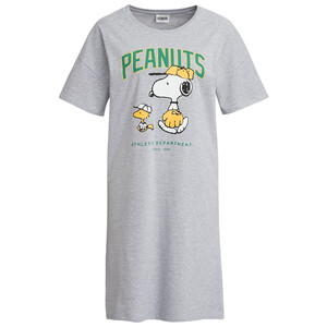 Peanuts Oversized-Nachthemd mit großem Print