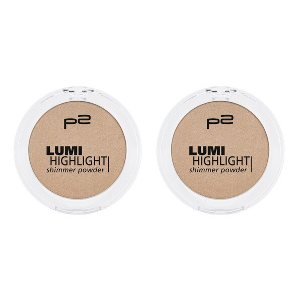 Bild 1 von Lumi Highlight Shimmer Powder, 010 champagne, 2er Multipack