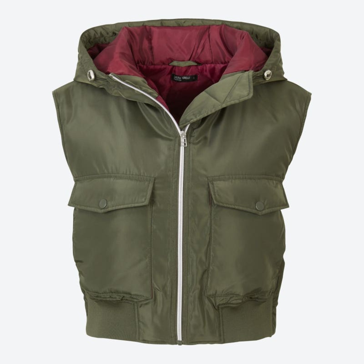 Bild 1 von Damen-Weste mit Kapuze und Taschen