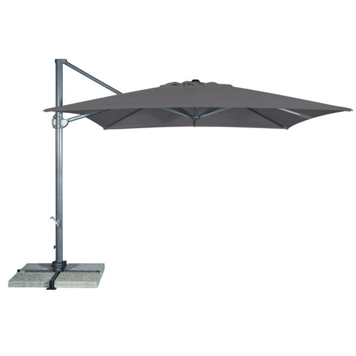 Bild 1 von Alu-Multipendelschirm, 275 x 275 cm, anthrazit
