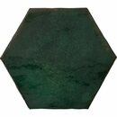 Bild 1 von Wandfliese Antik Hexagon Steingut Moos Glasiert Glänzend 15 cm x 17,5 cm