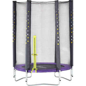 Plum Trampolin Stardust mit Sicherheitsnetz lila 4,5 ft