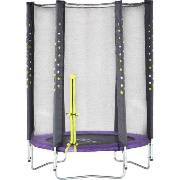 Bild 1 von Plum Trampolin Stardust mit Sicherheitsnetz lila 4,5 ft