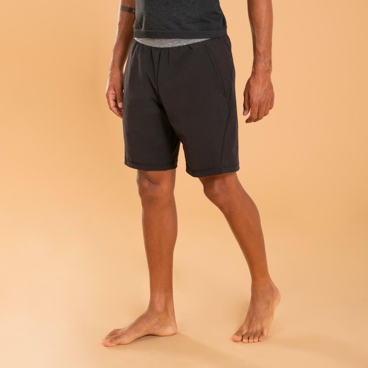 Bild 1 von Shorts Herren dynamisches Yoga leicht - schwarz