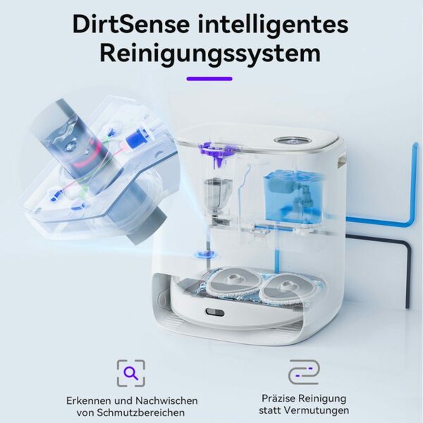 Bild 3 von Narwal Saugroboter Freo DirtSense-Schmutzerkennung LCD-Anzeigestation, 72,00 W, Smart-Swing Randreinigung, Automatischer Mop-Wäsche und Trocknung, 3000 Pa