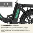 Bild 3 von HITWAY E-Bike 20" Fat Tire klapprad,250W/36V/11,2Ah Max.Reichweite bis zu 35-90km