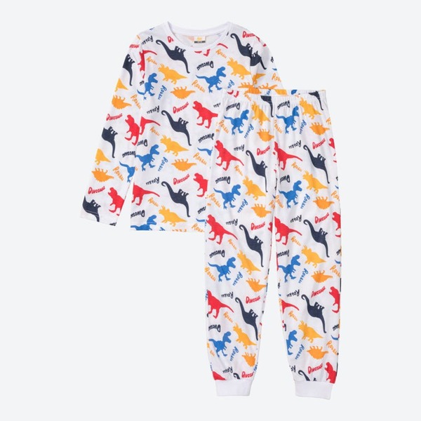 Bild 1 von Jungen-Schlafanzug mit Dino-Muster, 2-teilig
