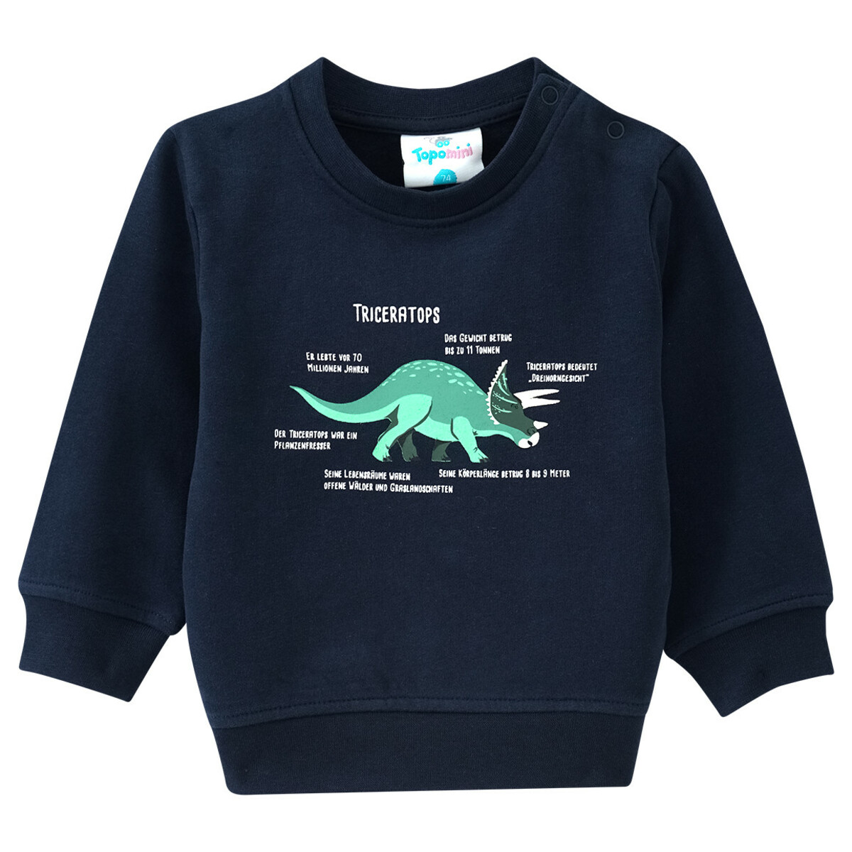 Bild 1 von Baby Sweatshirt mit Triceratops