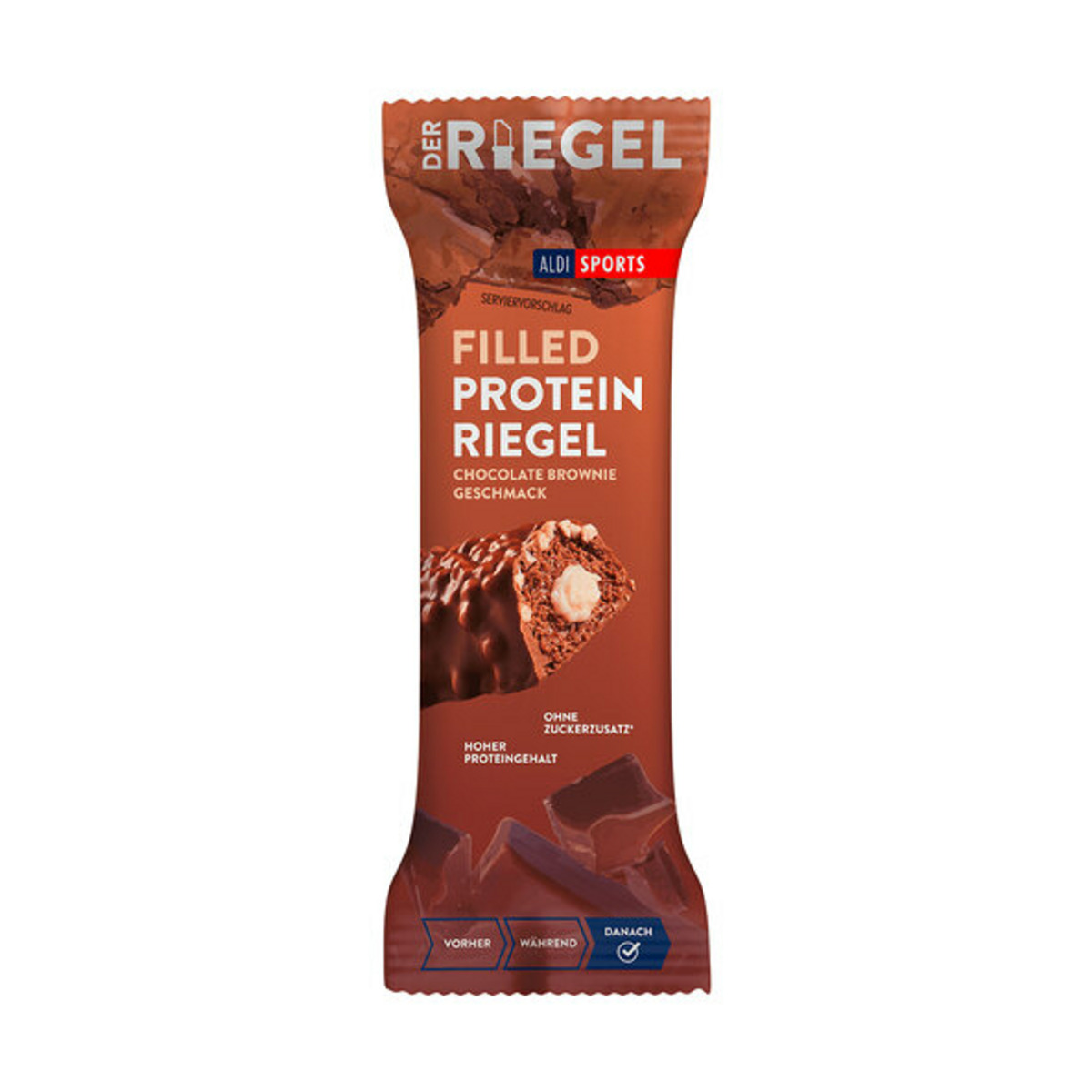 Bild 1 von Filled Protein-Riegel Chocolate-Brownie, 6er Set (6 x 45 g = 270 g)
