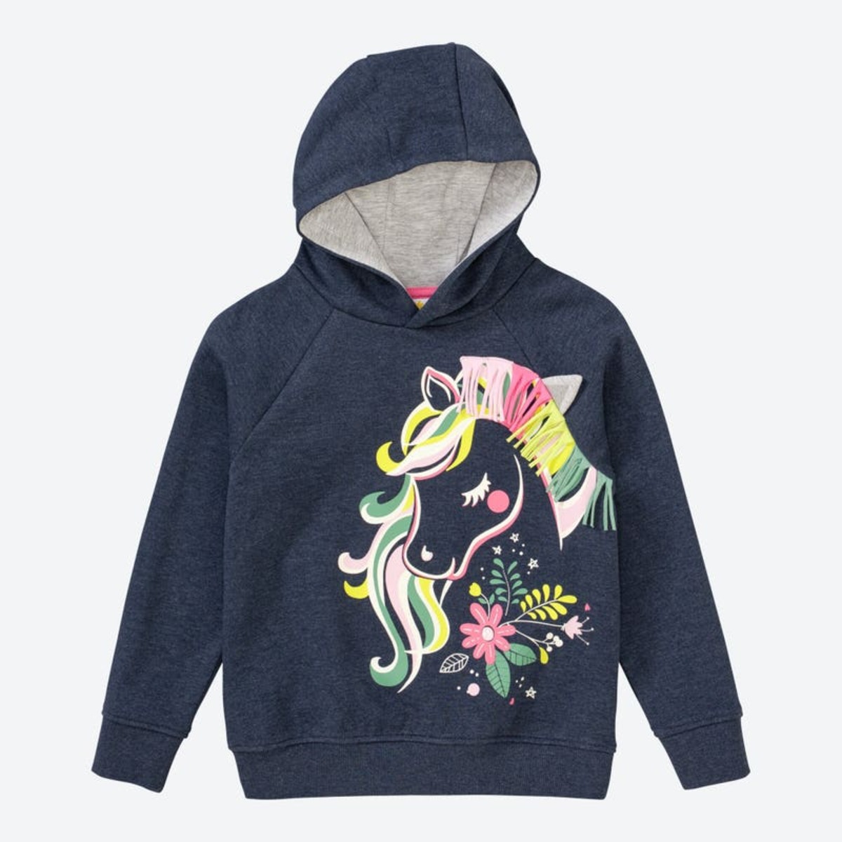 Bild 1 von Mädchen-Sweatshirt mit Einhorn-Frontaufdruck