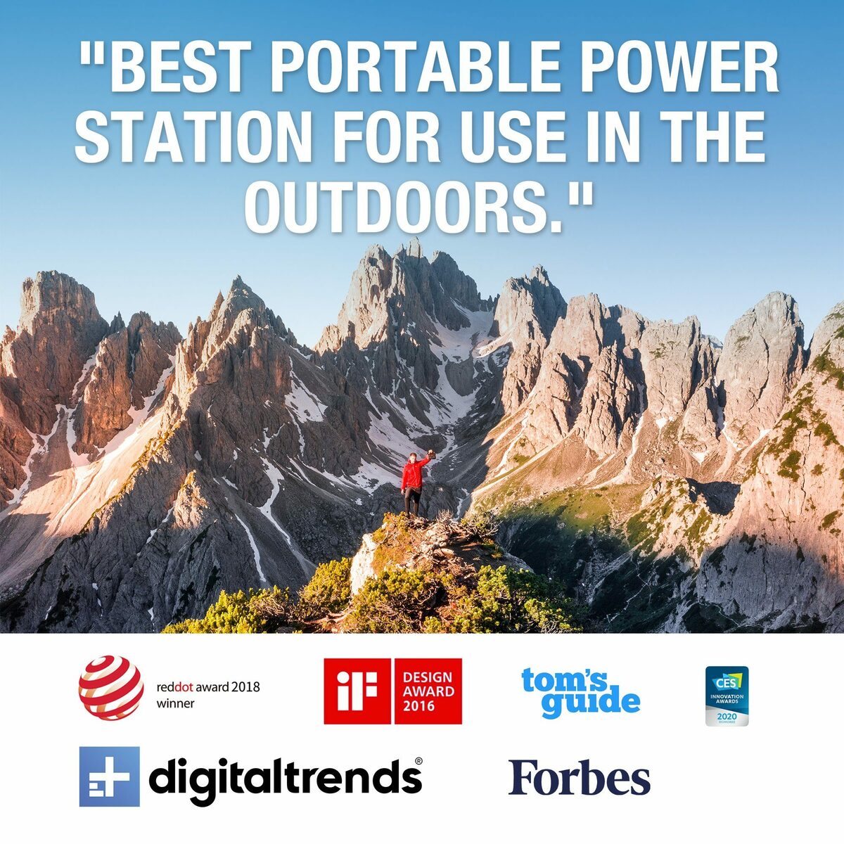 Bild 2 von Jackery Stromgenerator Solargenerator 240 80W, tragbare Powerstation mit 80W Solarpanel, 0,40 in kW, (2-tlg), tragbar für Camping Outdoor