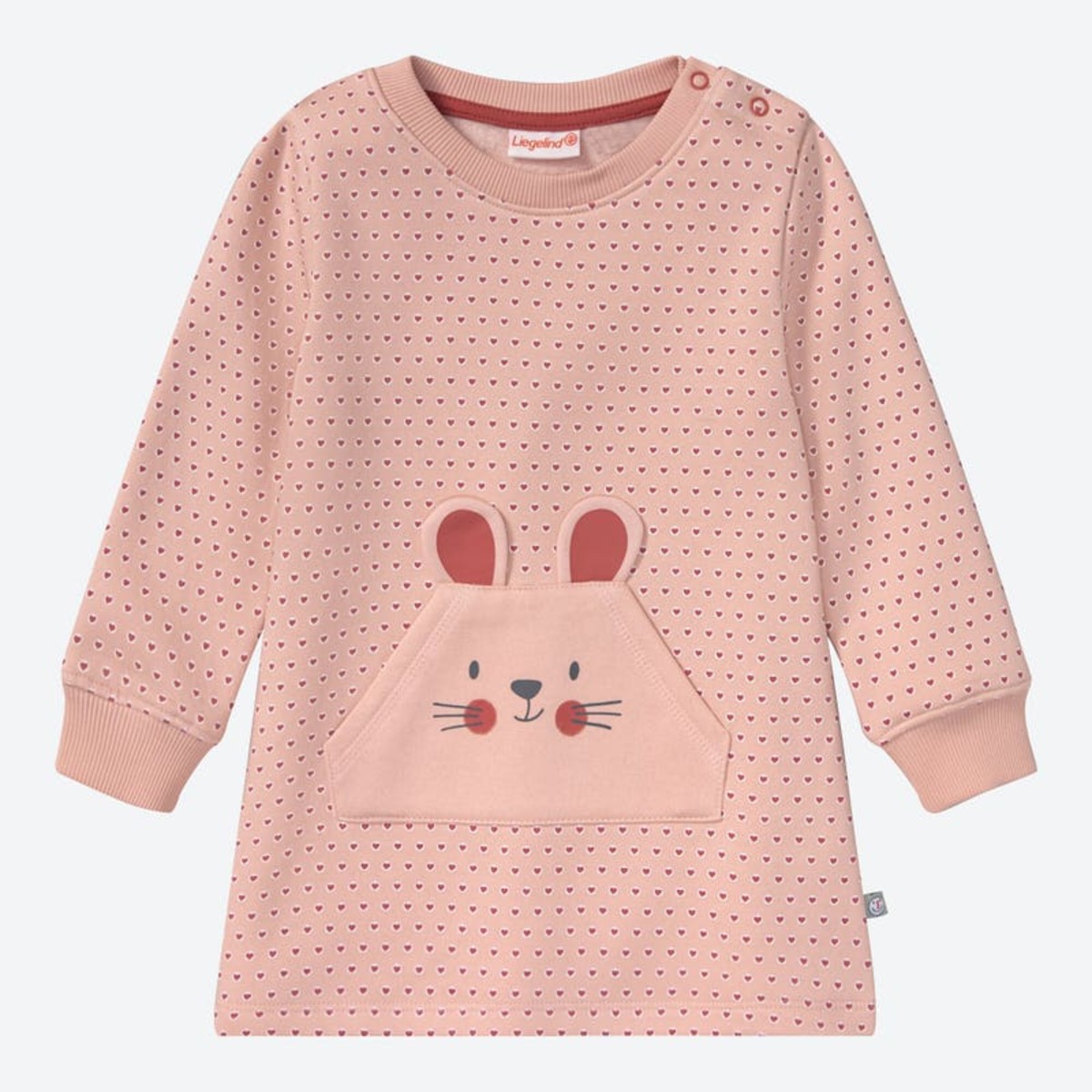 Bild 1 von Baby-Mädchen-Kleid mit Herzmuster